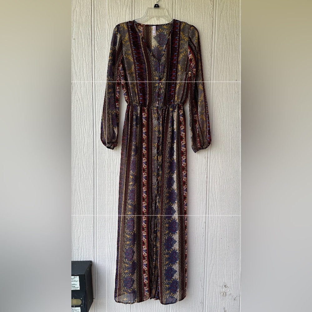 Xhilaration Multicolor Maxi Dress